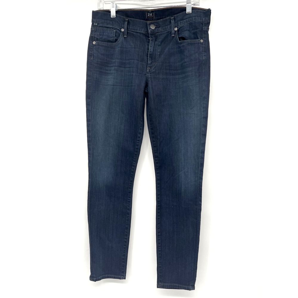 CITIZENS OF HUMANITY Women's 31 Dark-Wash Medium-Rise 29" Thompson Skinny Jeans
